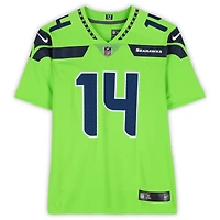 Sam Darnold Seattle Seahawks Autographed Neon Green Nike Limited Jersey