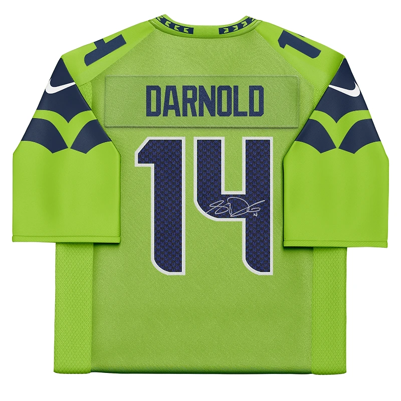 Sam Darnold Seattle Seahawks Autographed Neon Green Nike Limited Jersey