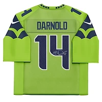 Sam Darnold Seattle Seahawks Autographed Neon Green Nike Limited Jersey