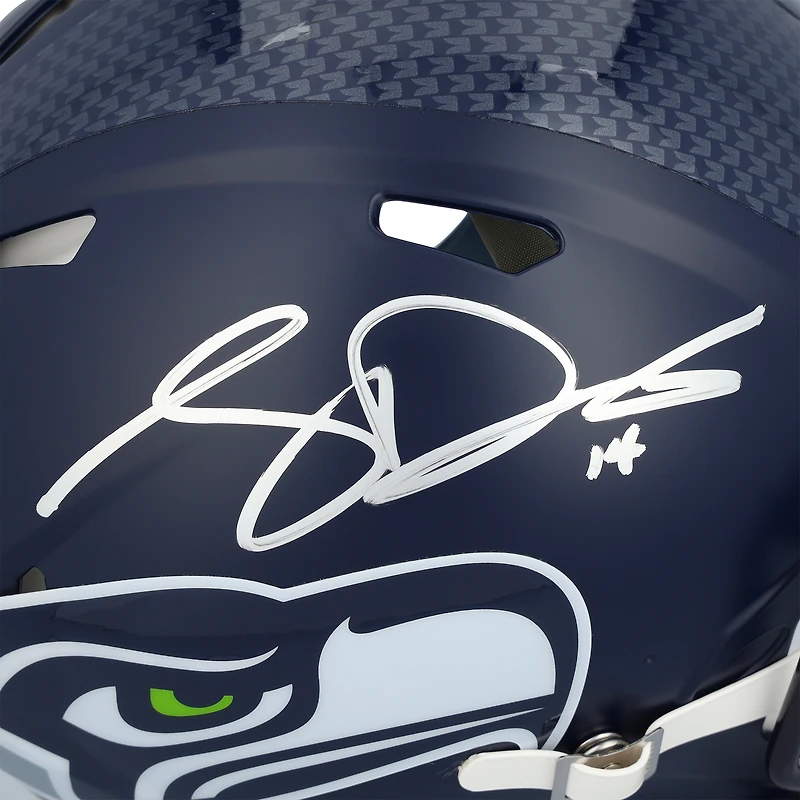 Casque Riddell Speed authentique autographié par Sam Darnold des Seattle Seahawks