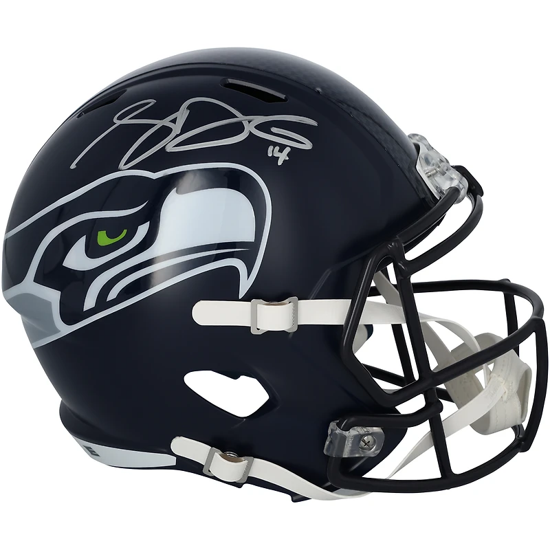 Réplique du casque Riddell Speed autographié par Sam Darnold des Seattle Seahawks