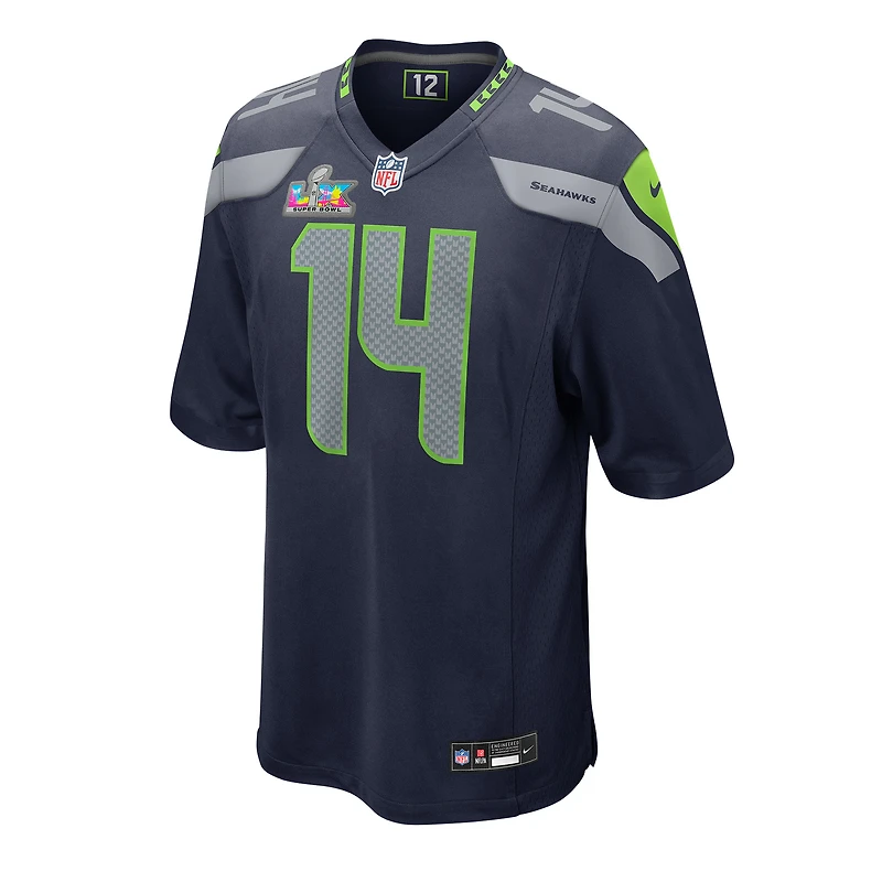 Sam Darnold Seattle Seahawks Autographed Super Bowl LX Champions College Navy Nike Game Jersey