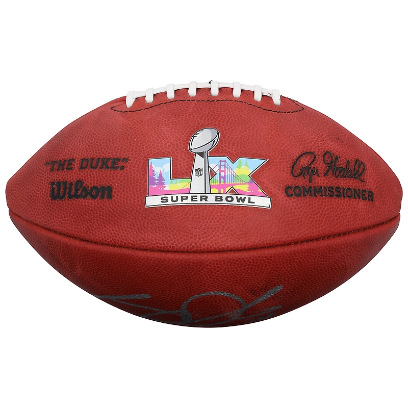 Sam Darnold Seattle Seahawks Autographed Super Bowl LX Wilson Duke Football