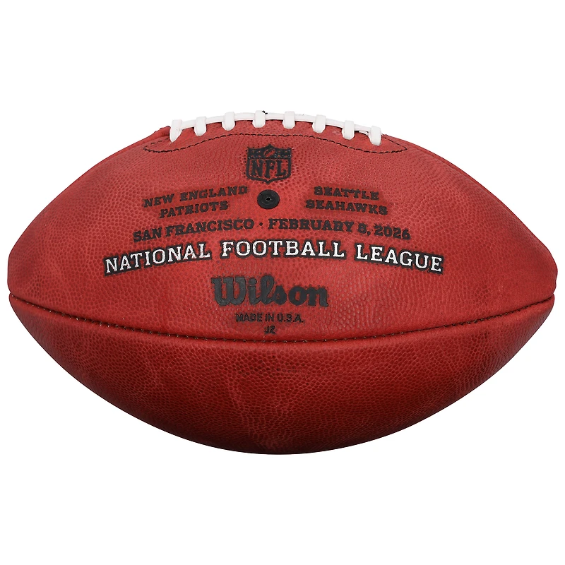 Sam Darnold Seattle Seahawks Autographed Super Bowl LX Wilson Duke Football