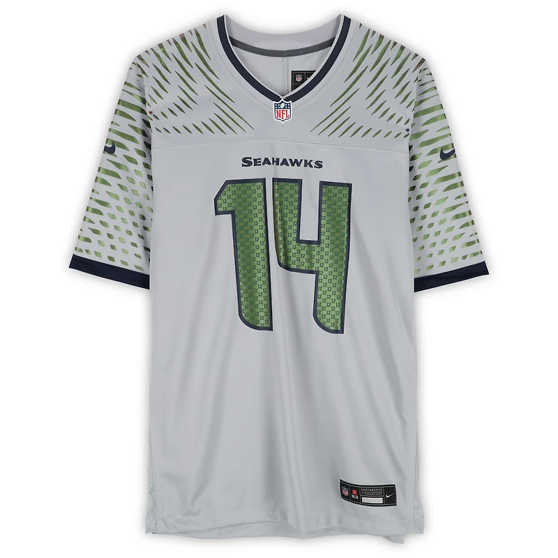 Sam Darnold Seattle Seahawks Autographed Wolf Gray Nike 2025 Rivalries Game Jersey  