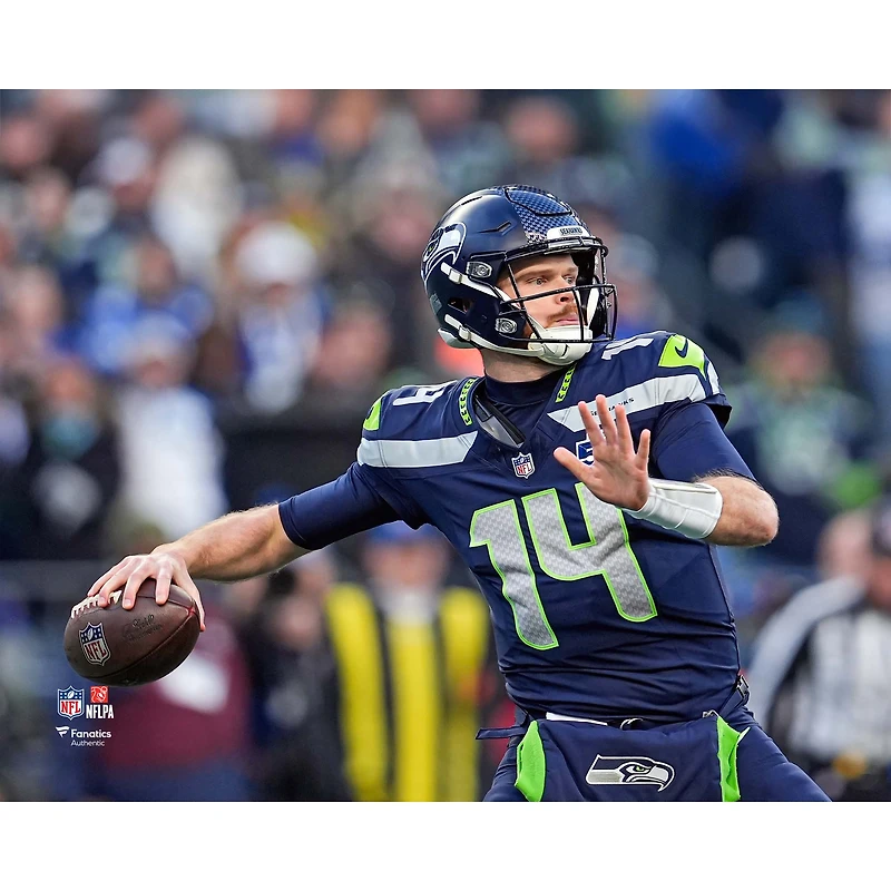Sam Darnold Seattle Seahawks Unsigned 2025 NFC Championship Passing Photograph
