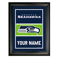 Cadre d'équipe personnalisé Seattle Seahawks 12'' x 16''