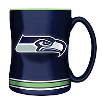 Seahawks de Seattle 14oz. Tasse sculptée