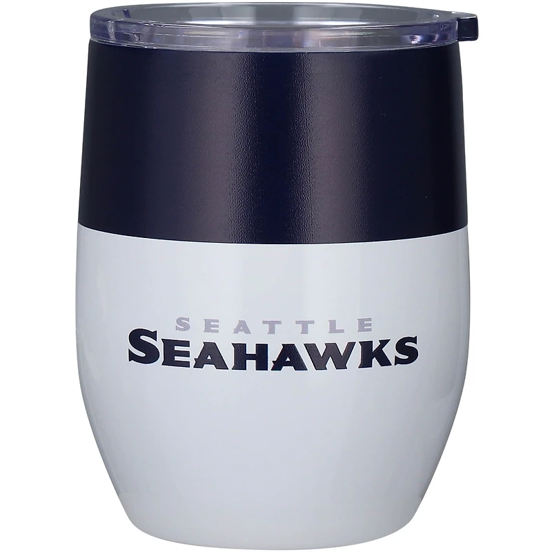 Seahawks de Seattle 16 oz. Gobelet incurvé en acier inoxydable Colorblock
