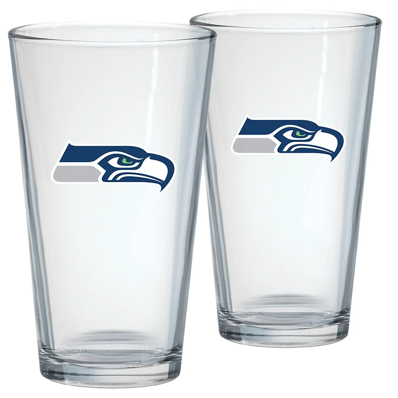 Paquet de 2 Seahawks de Seattle 16 oz. Ensemble de verres à mélange