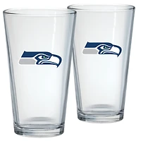 Paquet de 2 Seahawks de Seattle 16 oz. Ensemble de verres à mélange