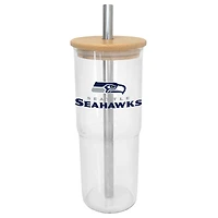 Verre à vin en verre de 24 oz des Seahawks de Seattle