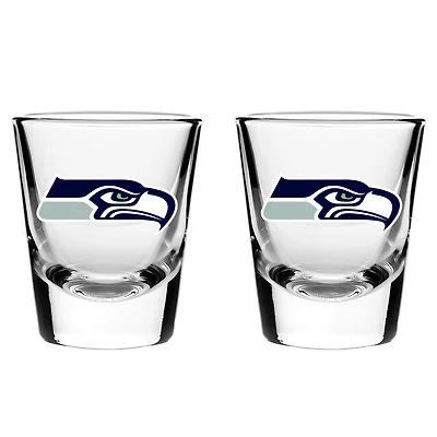 Seattle Seahawks 2oz. Ensemble de verres de collection