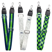 Ensemble de 3 sangles de sac des Seahawks de Seattle