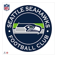 Autocollant mural repositionnable avec logo Seattle Seahawks 36'' x 36''