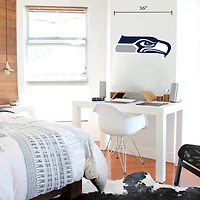 Autocollant mural repositionnable avec logo de l'équipe des Seattle Seahawks 36'' x 36''