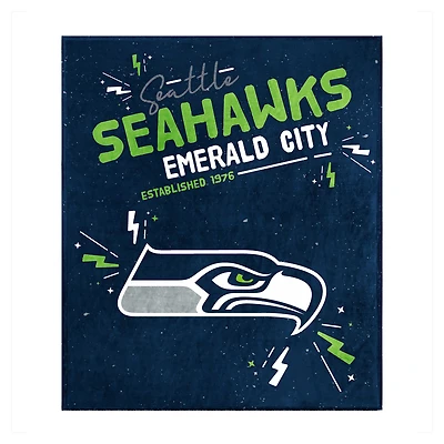 Couverture en peluche Seattle Seahawks 60" x 70"