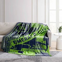 Couverture de ville natale des Seahawks de Seattle, 60 po x 80 po