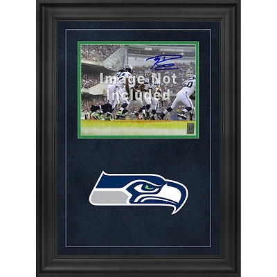 Cadre photo horizontal de luxe 8'' x 10'' Seattle Seahawks avec logo de l'équipe