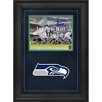 Cadre photo horizontal de luxe 8'' x 10'' Seattle Seahawks avec logo de l'équipe