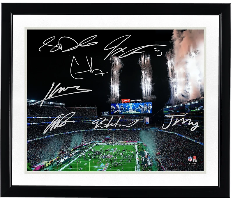 Seattle Seahawks Autographed Super Bowl LX Champions 16" x 20" Photograph with at least 7 Signatures - Limited Edition of 99