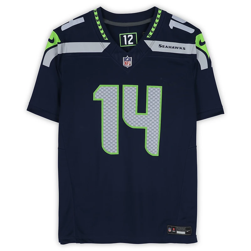 Seattle Seahawks Autographed Super Bowl LX Champions College Navy Nike Limited Jersey with at least 7 Signatures - Limited Edition of 50