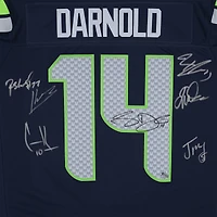 Seattle Seahawks Autographed Super Bowl LX Champions College Navy Nike Limited Jersey with at least 7 Signatures - Limited Edition of 50