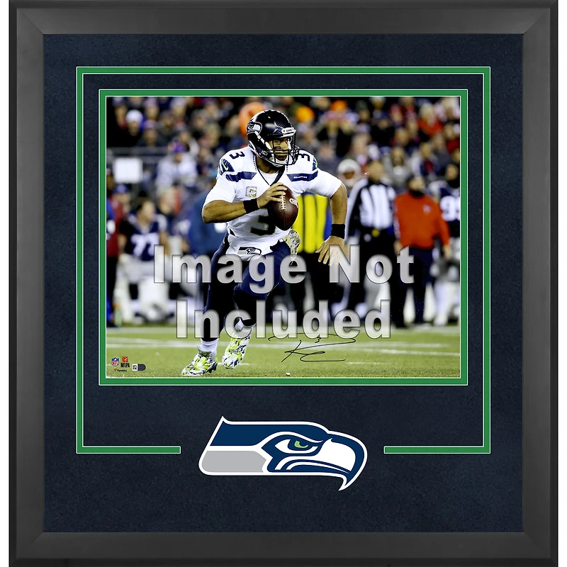 Cadre photo horizontal de luxe Seattle Seahawks 16'' x 20'' avec logo de l'équipe