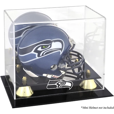 Seattle Seahawks Golden Classic Mini Helmet Display Case