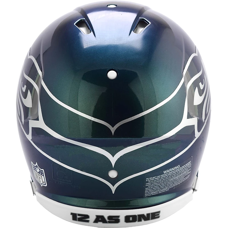 Casque authentique Riddell 2025 Rivalries Collection des Seattle Seahawks, vitesse alternative sur le terrain
