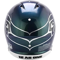 Casque authentique Riddell 2025 Rivalries Collection des Seattle Seahawks, vitesse alternative sur le terrain