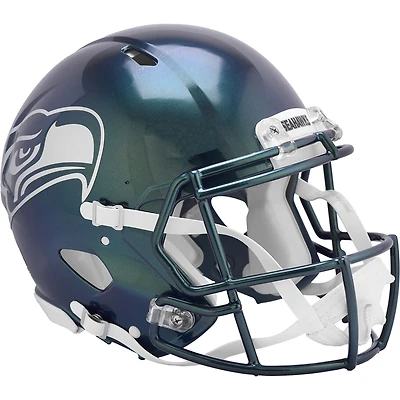 Casque authentique Riddell 2025 Rivalries Collection des Seattle Seahawks, vitesse alternative sur le terrain