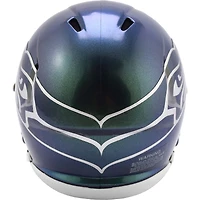Casque de vitesse alternatif sur le terrain Riddell 2025 Rivalries Collection des Seattle Seahawks