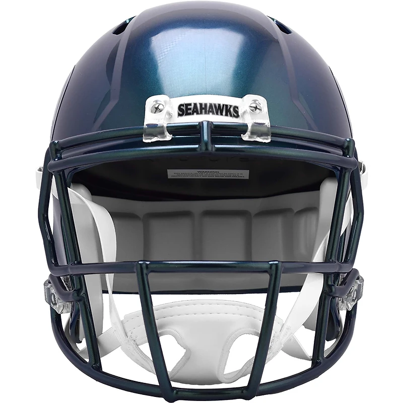 Casque réplique de vitesse alternative sur le terrain Riddell 2025 Rivalries Collection des Seattle Seahawks
