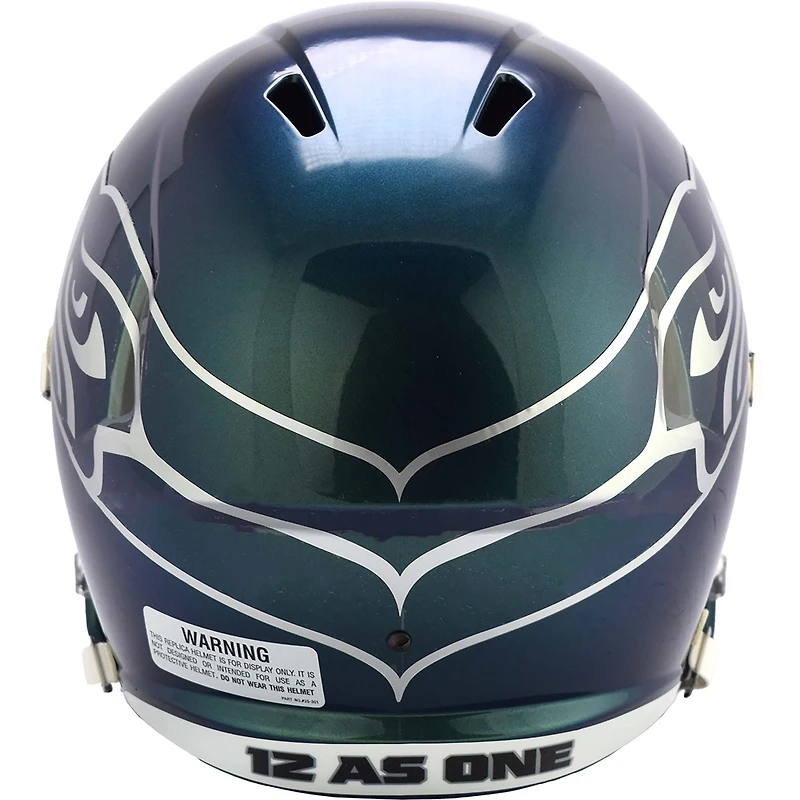 Casque réplique de vitesse alternative sur le terrain Riddell 2025 Rivalries Collection des Seattle Seahawks