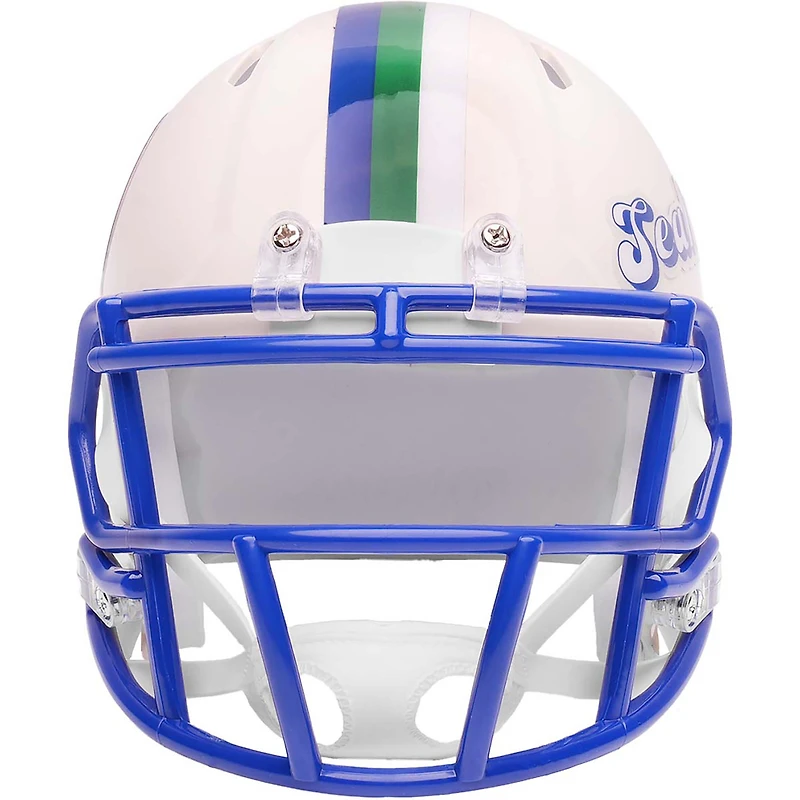 Casque miniature de vitesse de la collection rétro Riddell des Seahawks de Seattle