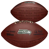 Seattle Seahawks Unsigned Wilson Showcase Duke Pro Football