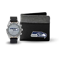 Coffret cadeau montre et portefeuille des Seattle Seahawks