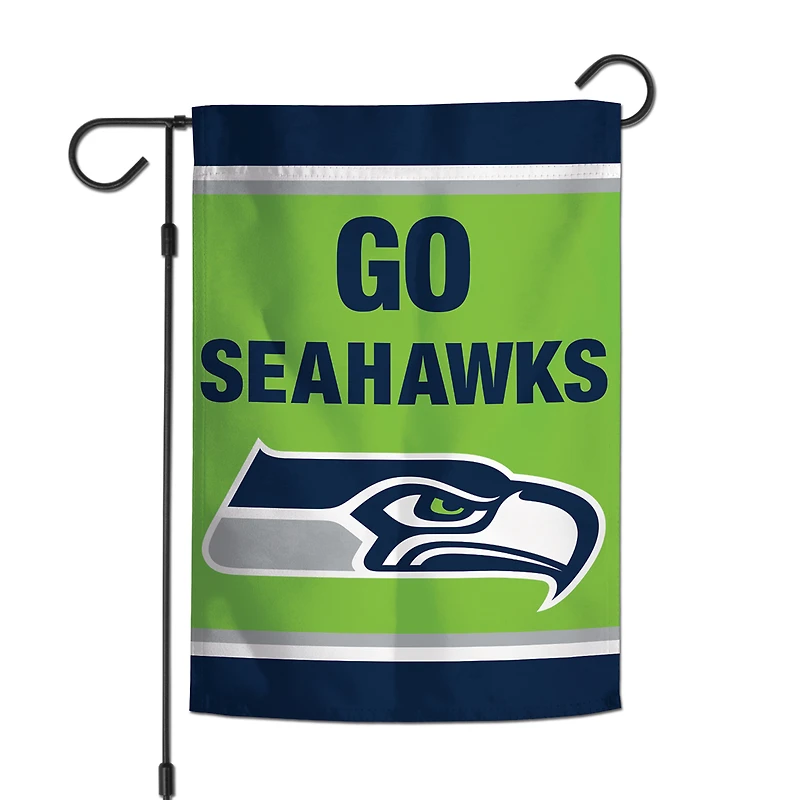 Drapeau de jardin 2 côtés 12'' x 18'' Seattle Seahawks WinCraft
