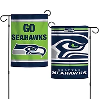 Drapeau de jardin Seattle Seahawks WinCraft double face 12'' x 18''