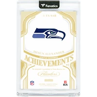 Shaun Alexander Seattle Seahawks Autographed 2025 Panini Flawless Holo Gold Achievements #FA-SAR #4/25 Card with "PS 37:4" Inscription