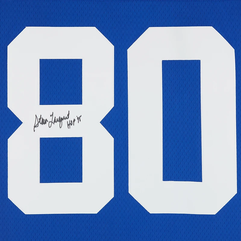 Steve Largent Seattle Seahawks Autographed 1985 Mitchell & Ness Royal Replica Jersey with "HOF '95" Inscription