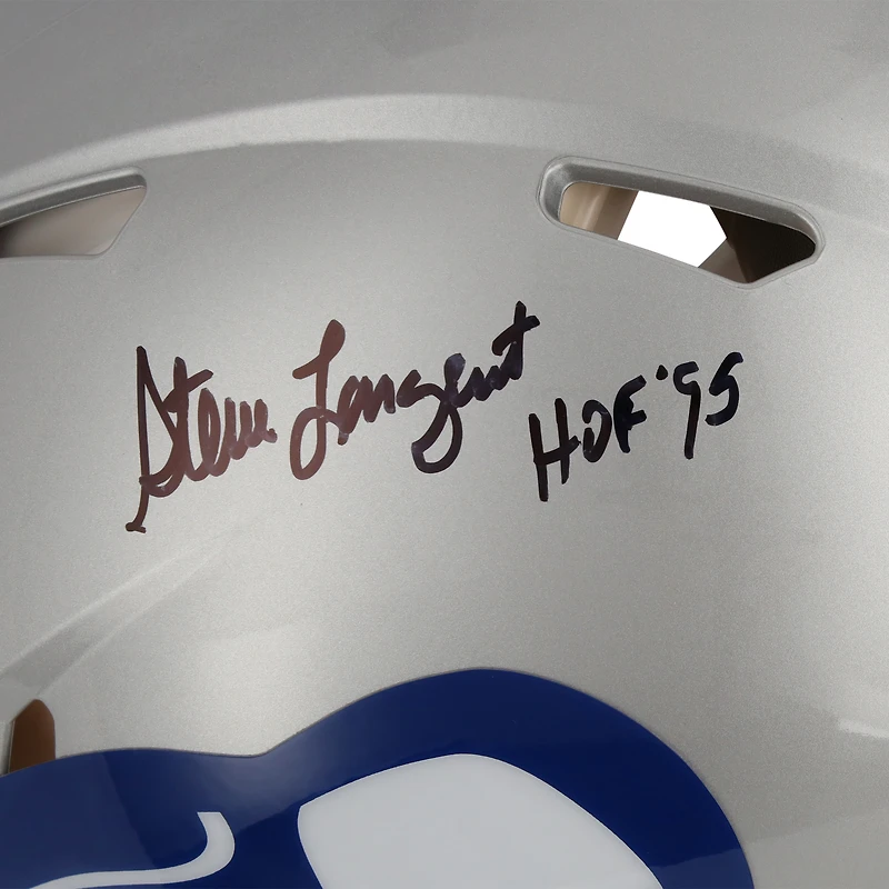 Steve Largent Seattle Seahawks Autographed Riddell 1983-2001 Throwback Speed Authentic Helmet with "HOF 95" Inscription
