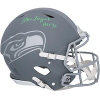 Steve Largent Seattle Seahawks Autographed Riddell Slate Speed Authentic Helmet with "HOF 95" Inscription
