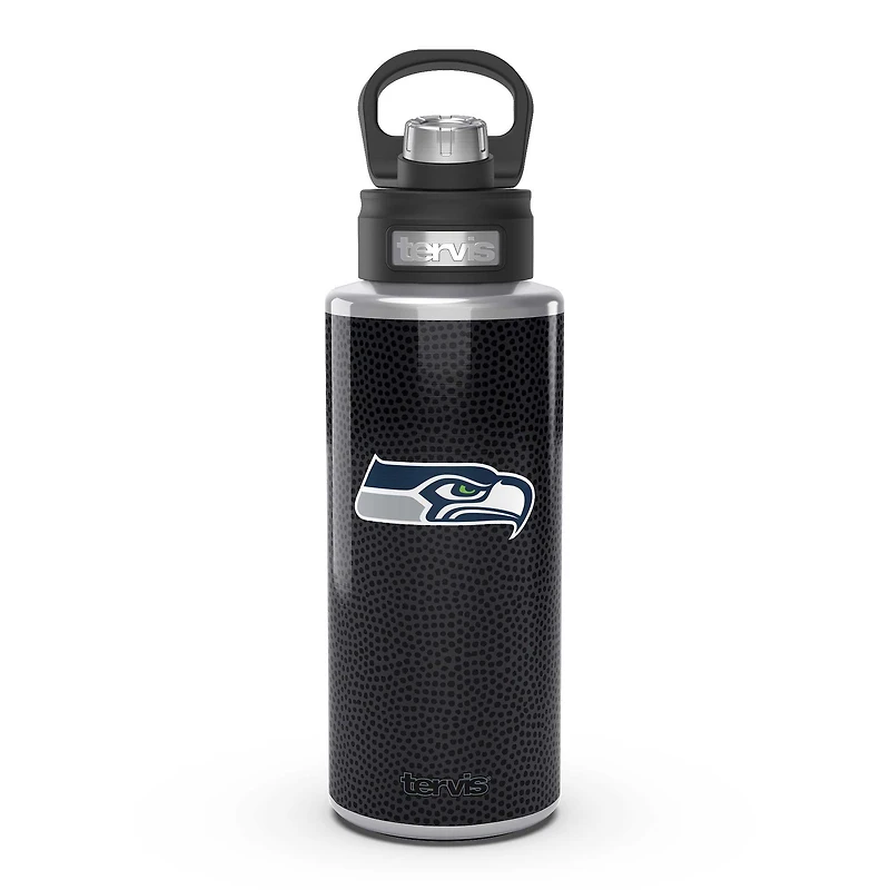 Tervis Seahawks de Seattle 32oz. Bouteille d'eau en cuir à large goulot