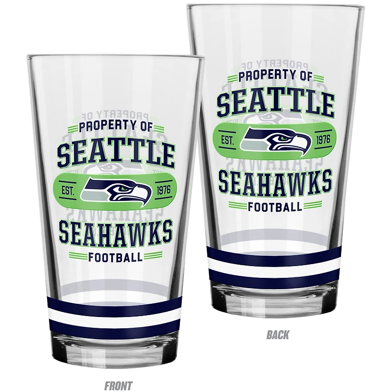 The Sports Vault Seattle Seahawks Lot de 2 verres à mélanger