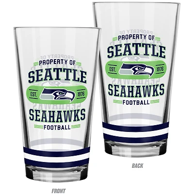 The Sports Vault Seattle Seahawks Lot de 2 verres à mélanger