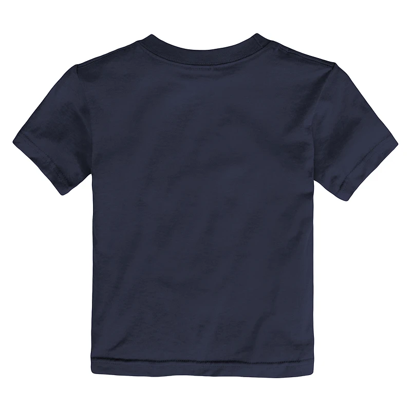 Nike College Navy Seattle Seahawks Icon Wordmark pour tout-petit - T-shirt