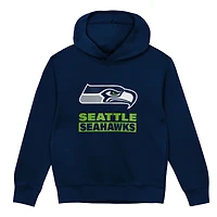 Sweat à capuche Outerstuff College Navy Seattle Seahawks Back to Basics pour tout-petits