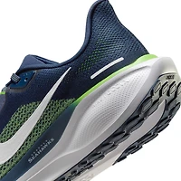 Chaussures de course unisexes Nike Zoom Pegasus 41 bleu marine des Seattle Seahawks